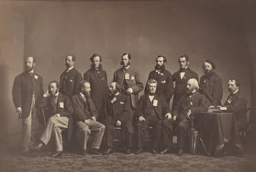 [Medlemmer af New York Sanitary Commission], ca. 1860.