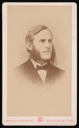 Portræt af Samuel Hubbard Scudder 1837-1911, cirka 1871.