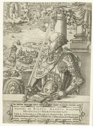 Portræt af Jean Parisot de La Valette, stormester for ridderne af Malta