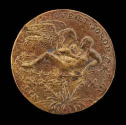 Jupiter som en ørn, der bringer spædbarnet Hercules til Juno [omvendt], 1562.