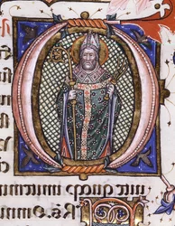 Sankt Ambrosius - (miniature, ca. 1492-1523)