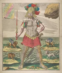 Colossus Monarchic Statue af Daniel, 1730.