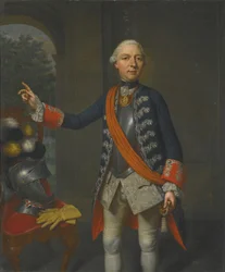 Portræt af Friedrich Wilhelm Ernst, greve af Schaumburg-Lippe 1724-1777, 1763