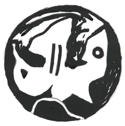 Du Serie Glyphes 1, 2017 (tusch)