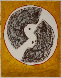 via incarnata, 2008 (litografi og stencil)