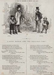 En rigtig glædelig sang til juletid! (farve litho)