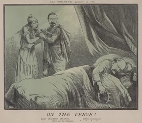 På kanten! (farve litho)