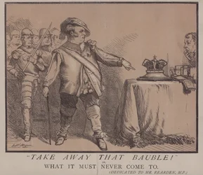 Tag den kugle væk! eller, hvad det aldrig må komme til (farve litho)