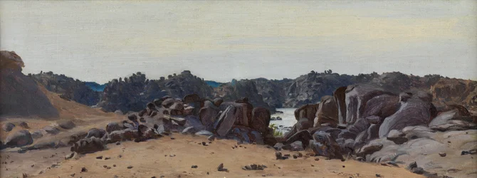 Ørken og klipper (olie om bord)