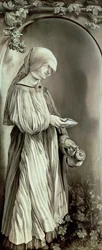 Skt. Elizabeth af Ungarn (1207-31) 1509 (grisaille)