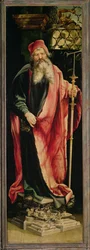 Sankt Antonius Eremitten, fra Isenheim-altertavlen, ca. 1512-1516