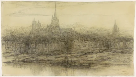 Udsigt over Rouen