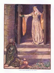 Find din belønning i min kærlighed, illustration fra Lady And Fairy Tales, 1914