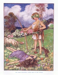 Den smukkeste lille dreng i verden, illustration fra Lady And Fairy Tales, 1914