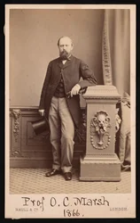 Portræt af Othniel Charles Marsh 1831-1879, 1866.