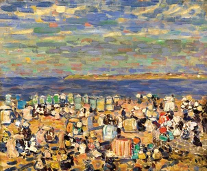 Strand ved St. Malo, ca. 1907
