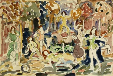 Dansende figurer, ca. 1910-13