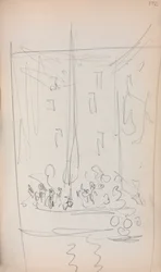 Italiensk skitsebog: Båd med figurer side 172, 1898-1899.