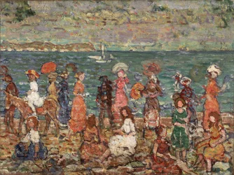 Seashore, ca. 1913 (olie på lærred)