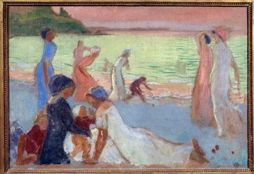 Septemberaften Maleri af Maurice Denis (1870-1943) 1911 (huile sur toile)