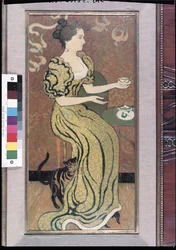 Madame Ranson og hendes kat, ca. 1892