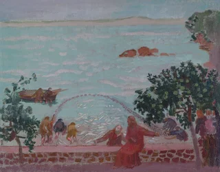 Det mirakuløse træk af fisk, ca. 1910