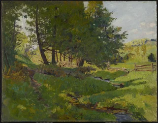 Sommer nær Beaupré, ca. 1900 (olie på lærred)