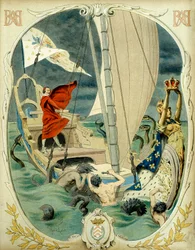 Frankrigs historie: Allegorisk fremstilling af kardinal Richelieu (Armand Jean du Plessis