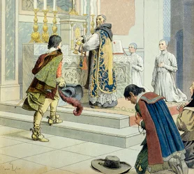 Frankrigs historie: Francois Leclerc du Tremblay sagde fader Joseph (1577-1638) eminence grise (fortrolig og samarbejdspartner) af kardinal Richelieu (Armand Jean du Plessis)