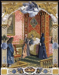 Præsenteret af hans husholderske, Madame de Ventadour (Charlotte de la Mothe Houdancourt