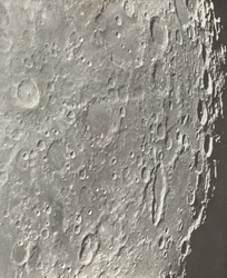 Lunar Photograph Blancanus - Tycho - Schiller, 1899