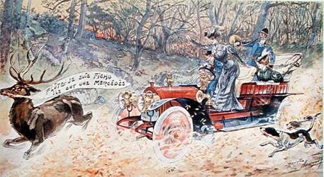 Blast! Jeg er færdig med, de har en Mercedes