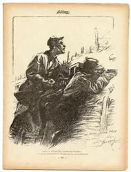 La Baionnette, B  W-satire