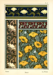 Valmuen (farve litho)