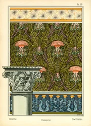 The Thistle (farve litho)
