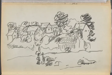 Skitsebog - The Granite Shore Hotel, Rockport, side 168: Huse