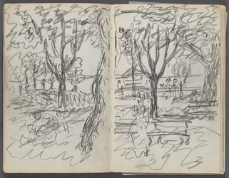 Skitsebog, The Dells, nr. 127, side 008  9: Landskab