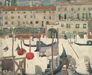Quai, Venedig (recto); Venetia Marina (verso)