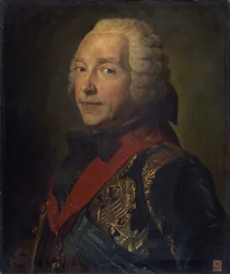 Portræt af Charles Louis Auguste Fouquet, hertug af Belle-Isle 1684-1761.