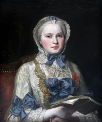 Portræt af prinsesse Maria Josepha af Sachsen 17311767