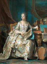 Portræt af markise de Pompadour 1721-1764