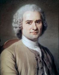 Portræt af Jean Jacques Rousseau