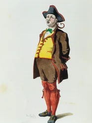 Gianduja i 1858, af Maurice Sand (1823-1889)
