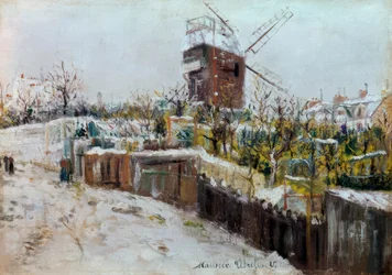 Moulin de la Galette i sneen