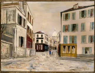 Rue Norvins i Montmartre