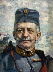 Portræt af Conrad von Hotzendorf (1852-1925), marechal for den østrig-ungarske hær” (tegning)