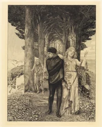 Genie (kunstner) (Om døden, anden del, opus XI, ark 3)