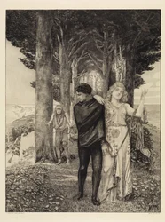 Genius (kunstner) (Om døden, anden del, opus XI, blad 3)