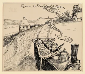 Tillykke den 3. jan. 1908 / Lykønskningskort