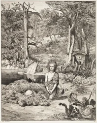 Simplicius ved eneboerens grav